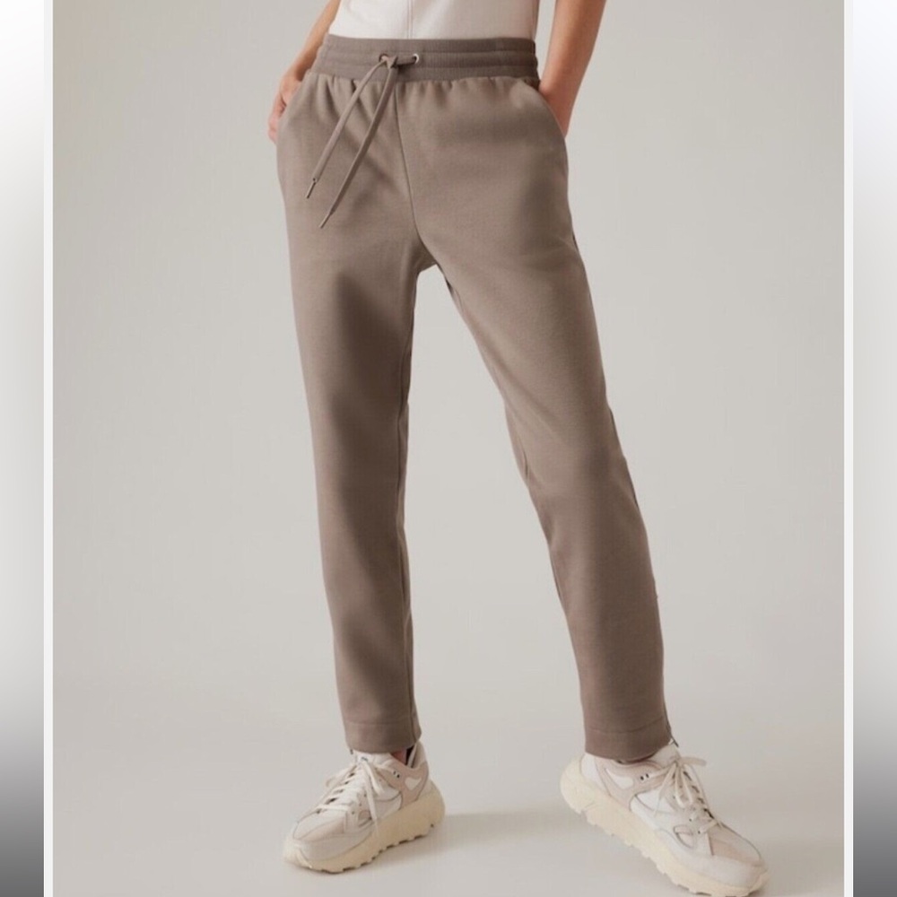 Athleta Cozy Karma Zip Pant Warm Soft Pants Winter in Pyrite XS